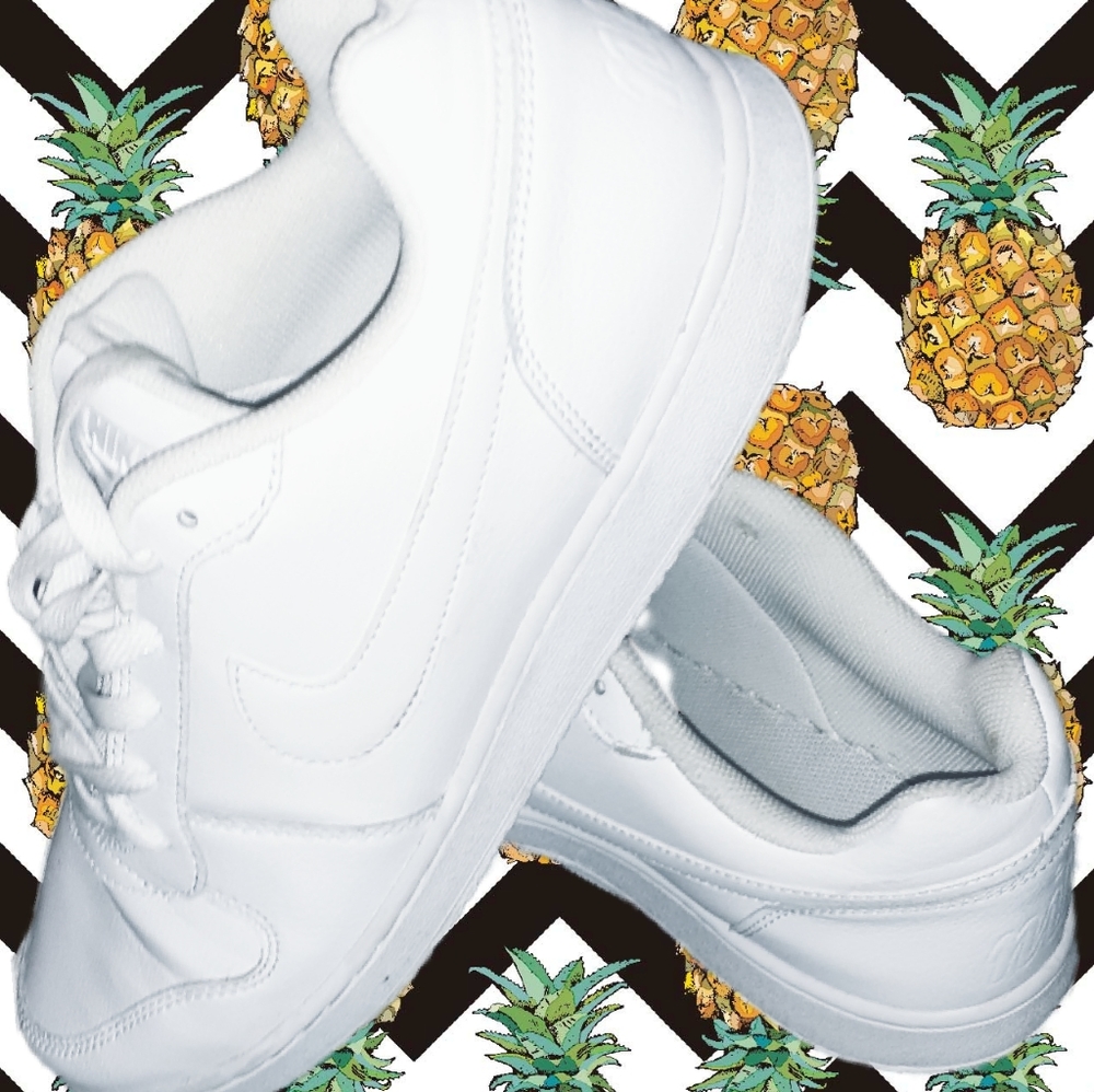 NIKE DOVER STREET MARKET / DUNK LOW "WHITE VELVET" MENS 👟 SIZE 10.5